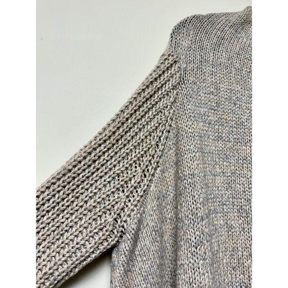 VICTORIA'S SECRET Wool/Alpaca Blend Fringed Open Cardigan/Shawl, Sz L - Picture 4 of 8